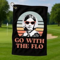 Nurse Practitioner Florence Nightingale Go With The Flo Design Golf Towel