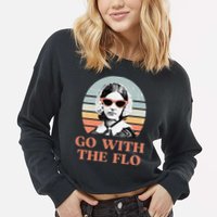 Nurse Practitioner Florence Nightingale Go With The Flo Design Cropped Pullover Crew