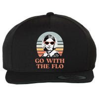 Nurse Practitioner Florence Nightingale Go With The Flo Design Wool Snapback Cap