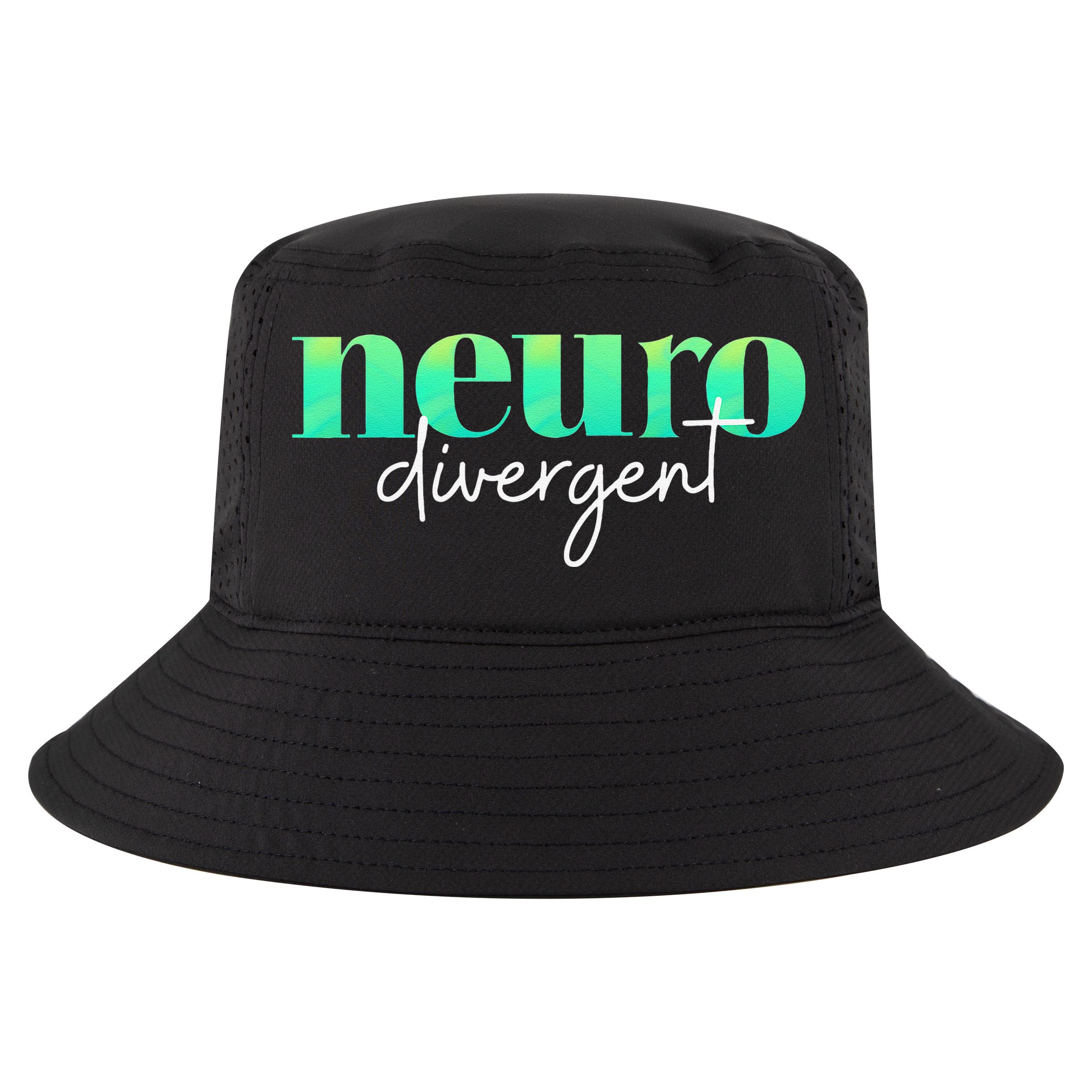 Neurodivergent Pride For Autism ADHD And ASD Awareness Cool Comfort Performance Bucket Hat