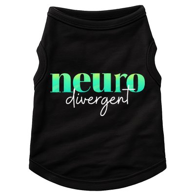 Neurodivergent Pride For Autism ADHD And ASD Awareness Doggie Tank