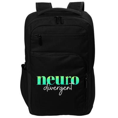 Neurodivergent Pride For Autism ADHD And ASD Awareness Impact Tech Backpack