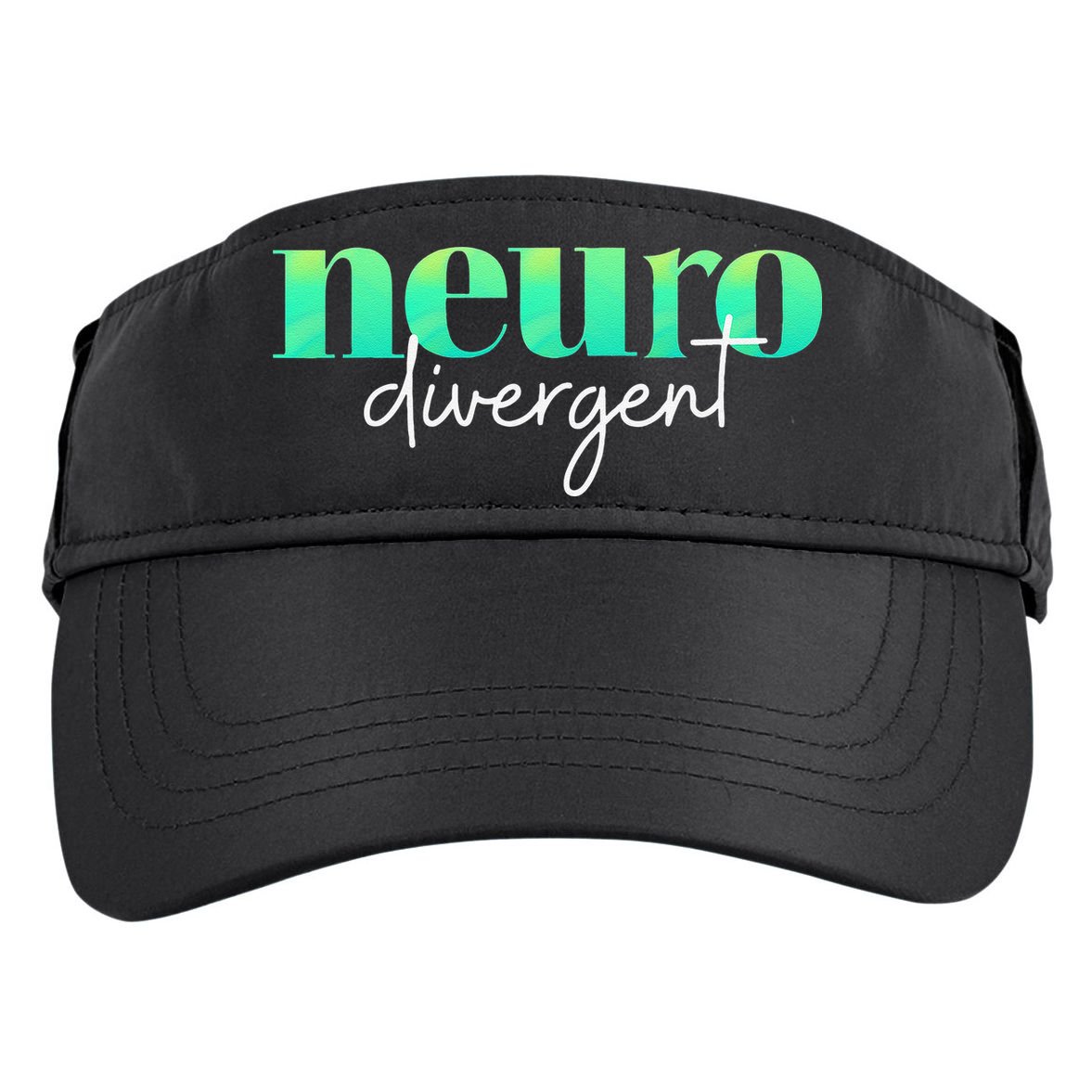 Neurodivergent Pride For Autism ADHD And ASD Awareness Adult Drive Performance Visor