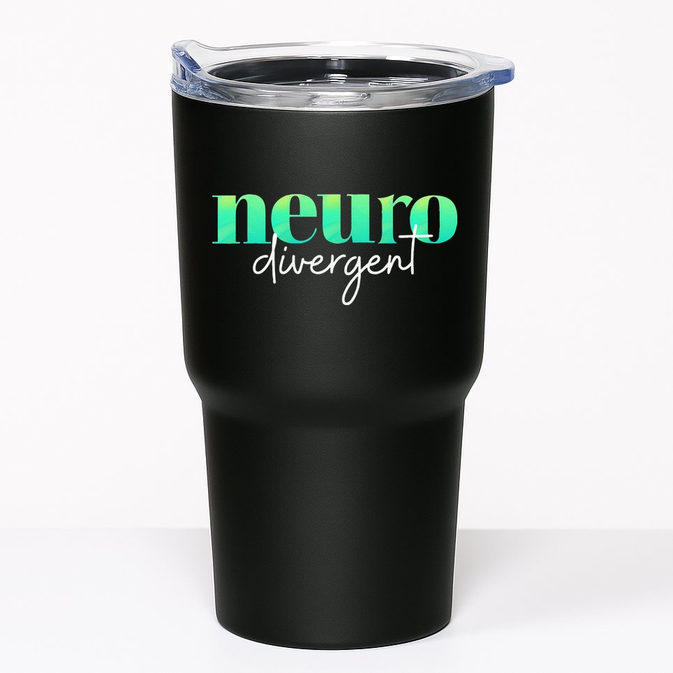 Neurodivergent Pride For Autism ADHD And ASD Awareness Tumbler