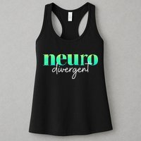 Neurodivergent Pride For Autism ADHD And ASD Awareness Womens Tank Top