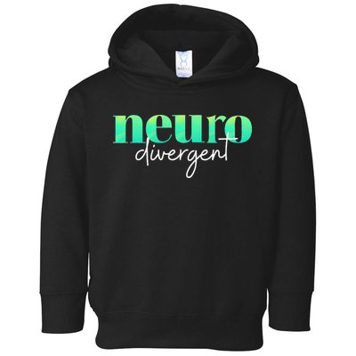 Neurodivergent Pride For Autism ADHD And ASD Awareness Toddler Hoodie