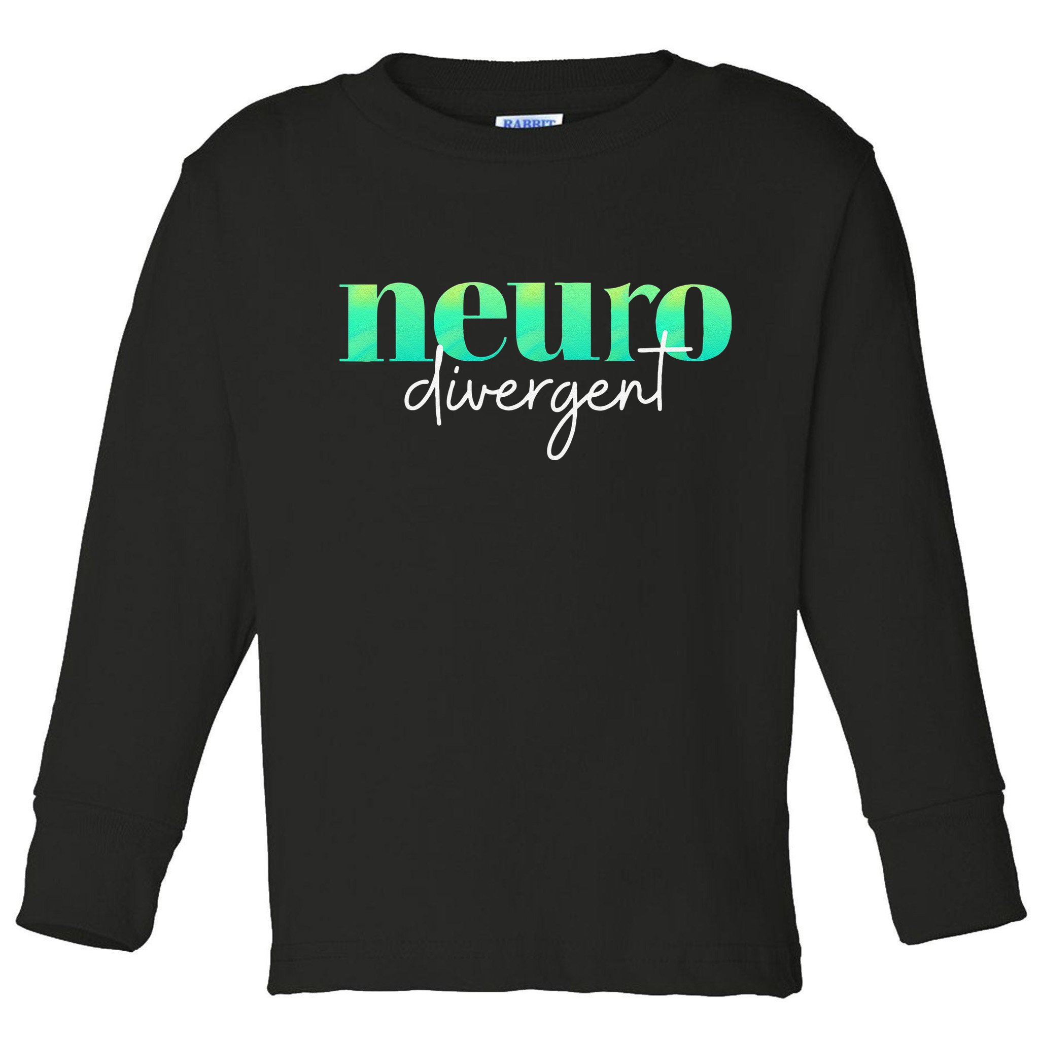 Neurodivergent Pride For Autism ADHD And ASD Awareness Toddler Long Sleeve Shirt