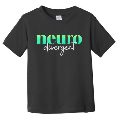 Neurodivergent Pride For Autism ADHD And ASD Awareness Toddler T-Shirt
