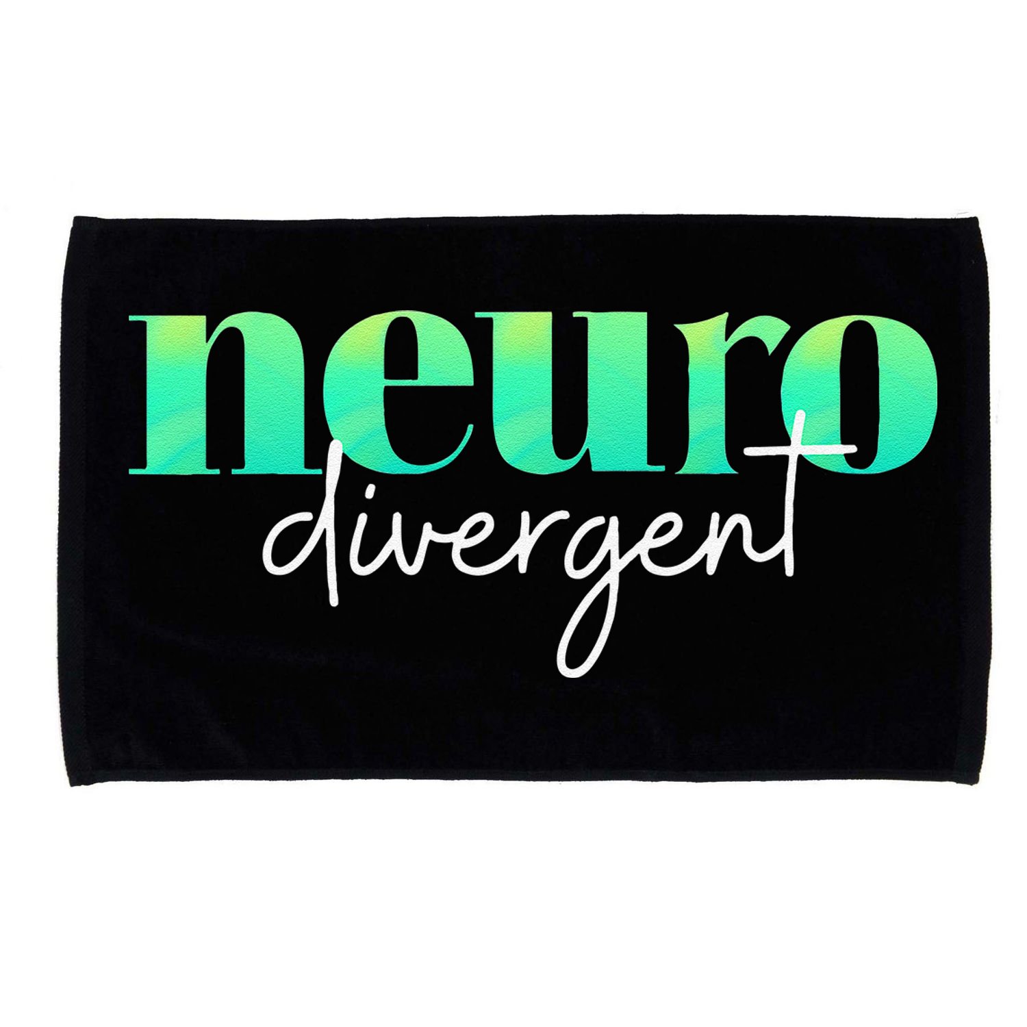 Neurodivergent Pride For Autism ADHD And ASD Awareness Microfiber Hand Towel