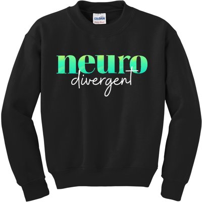 Neurodivergent Pride For Autism ADHD And ASD Awareness Kids Sweatshirt