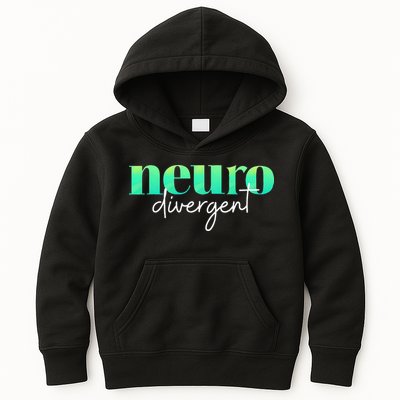 Neurodivergent Pride For Autism ADHD And ASD Awareness Kids Hoodie