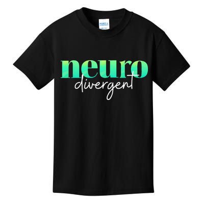 Neurodivergent Pride For Autism ADHD And ASD Awareness Kids T-Shirt