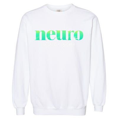 Neurodivergent Pride For Autism ADHD And ASD Awareness Garment-Dyed Sweatshirt