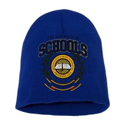Nice Put God Back In Schools Bbb Outdoors Short Acrylic Beanie