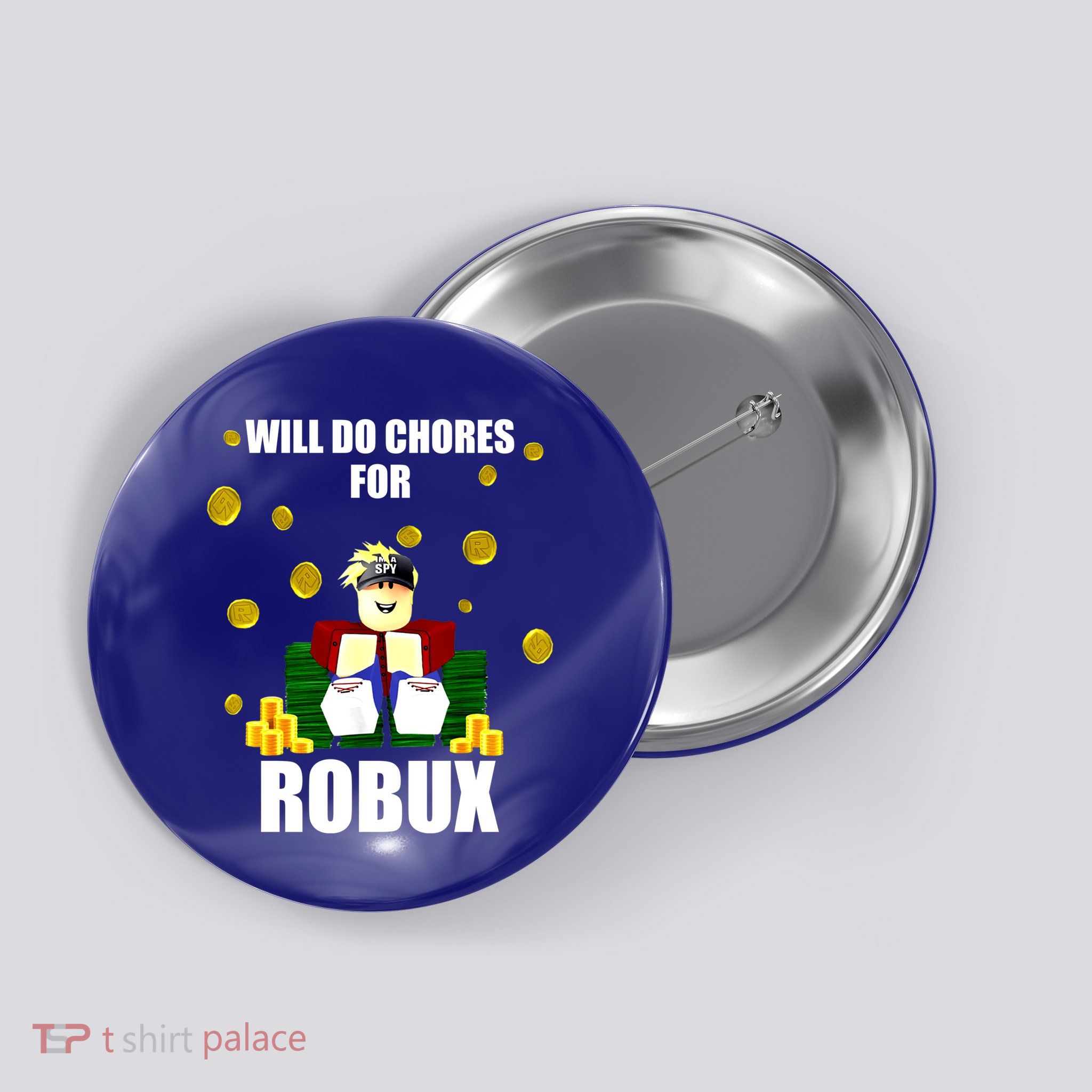 Noob & Professional Gamer Will Do Chores For Robux Button