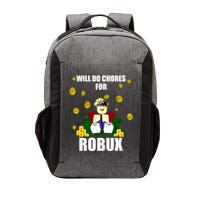 Noob & Professional Gamer Will Do Chores For Robux Vector Backpack