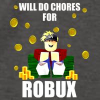 Noob & Professional Gamer Will Do Chores For Robux Vector Backpack