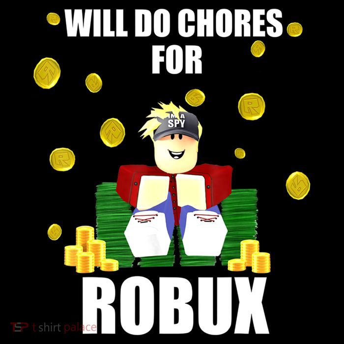 Noob & Professional Gamer Will Do Chores For Robux Funny Button