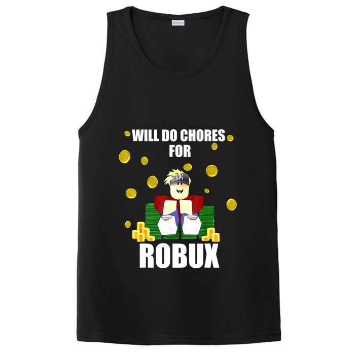 Noob & Professional Gamer Will Do Chores For Robux Funny PosiCharge Competitor Tank