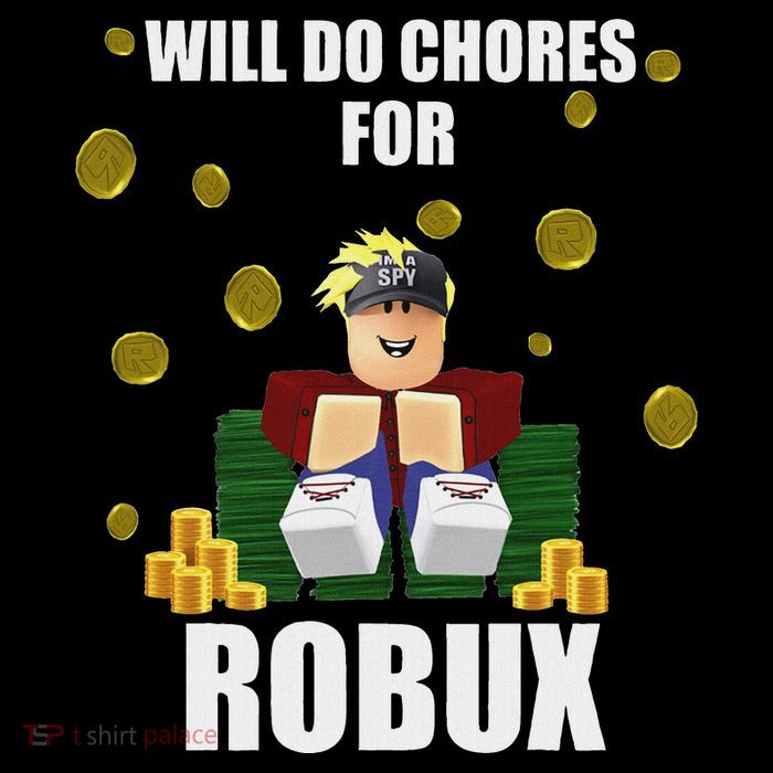 Noob & Professional Gamer Will Do Chores For Robux Funny Premium T-Shirt