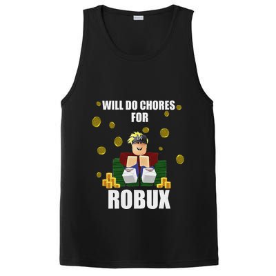 Noob & Professional Gamer Will Do Chores For Robux Funny PosiCharge Competitor Tank