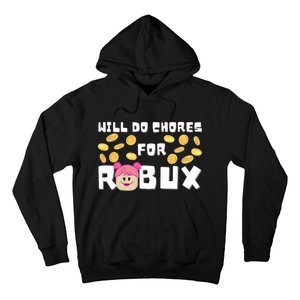 Noob & Professional Gamer Will Do Chores Hoodie