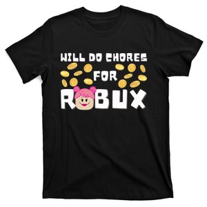 Noob & Professional Gamer Will Do Chores T-Shirt