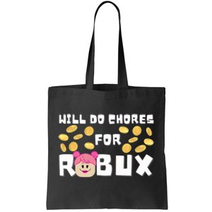 Noob & Professional Gamer Will Do Chores Tote Bag