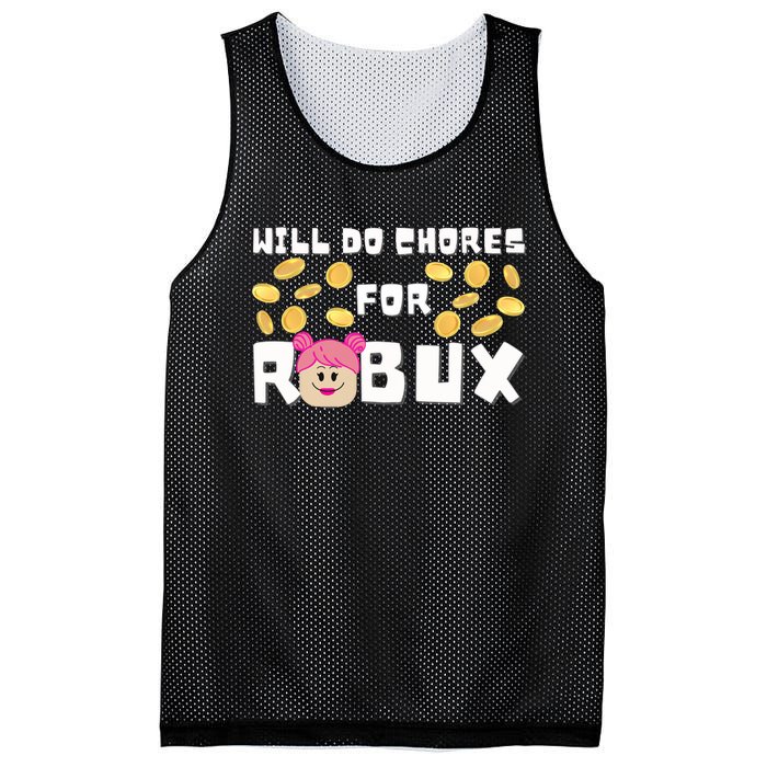 Noob & Professional Gamer Will Do Chores Mesh Reversible Basketball Jersey Tank