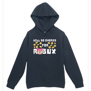 Noob & Professional Gamer Will Do Chores Urban Pullover Hoodie