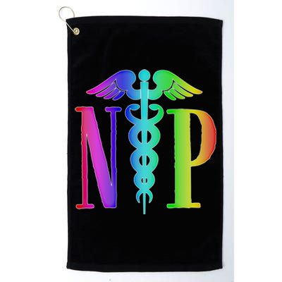 Nurse Practitioner Gift Caduceus Np Degree Proud Nursing Gift Platinum Collection Golf Towel