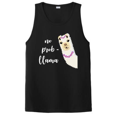 No Probgreat Giftllama Fun Face Alpaca Trending Funny Farm Animal Gift PosiCharge Competitor Tank