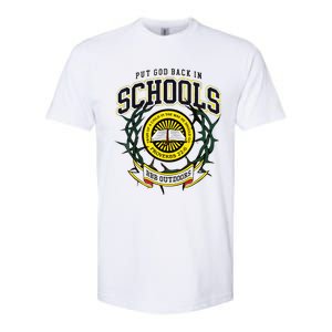 Nice Put God Back In Schools Bbb Outdoors Softstyle CVC T-Shirt