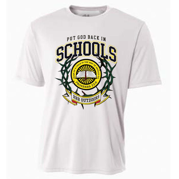 Nice Put God Back In Schools Bbb Outdoors Cooling Performance Crew T-Shirt