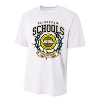 Nice Put God Back In Schools Bbb Outdoors Performance Sprint T-Shirt