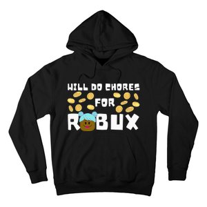 Noob & Professional Gamer Will Do Chores For Robux Hoodie