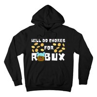 Noob & Professional Gamer Will Do Chores For Robux Hoodie