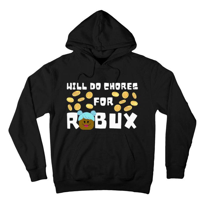 Noob & Professional Gamer Will Do Chores For Robux Hoodie