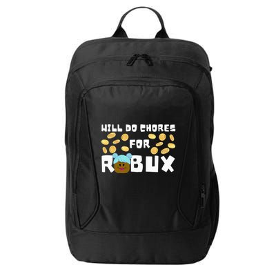 Noob & Professional Gamer Will Do Chores For Robux City Backpack