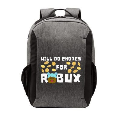 Noob & Professional Gamer Will Do Chores For Robux Vector Backpack