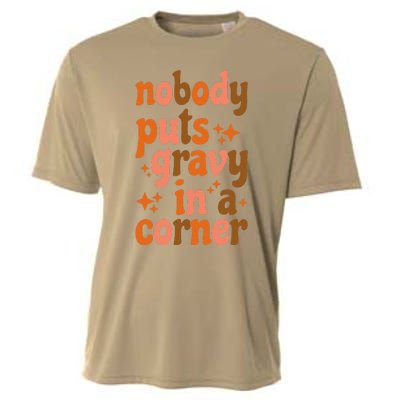 Nobody Puts Gravy In A Corner Cooling Performance Crew T-Shirt