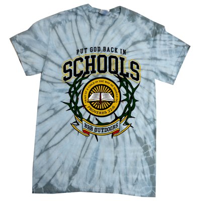 Nice Put God Back In Schools Bbb Outdoors Tie-Dye T-Shirt