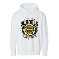 Nice Put God Back In Schools Bbb Outdoors Garment-Dyed Fleece Hoodie