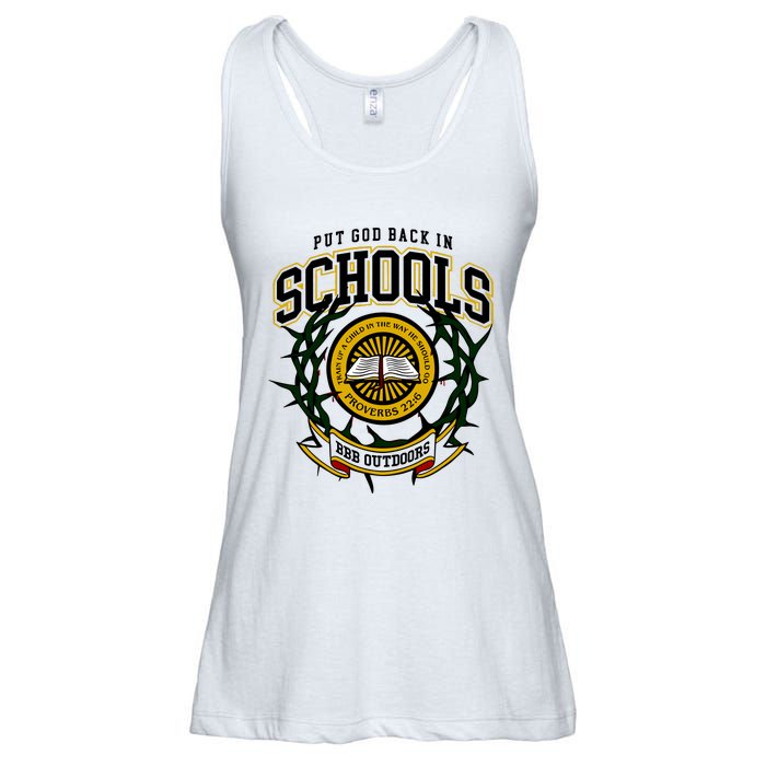 Nice Put God Back In Schools Bbb Outdoors Ladies Essential Flowy Tank