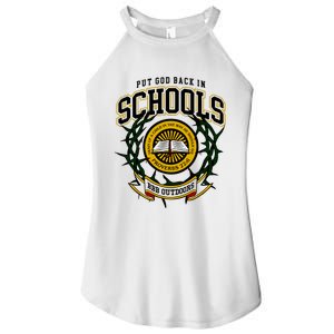 Nice Put God Back In Schools Bbb Outdoors Women's Perfect Tri Rocker Tank