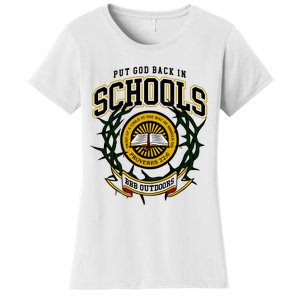 Nice Put God Back In Schools Bbb Outdoors Women's T-Shirt