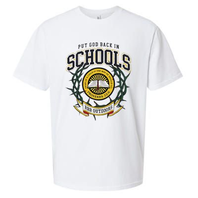 Nice Put God Back In Schools Bbb Outdoors Sueded Cloud Jersey T-Shirt