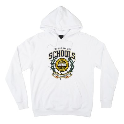 Nice Put God Back In Schools Bbb Outdoors Hoodie