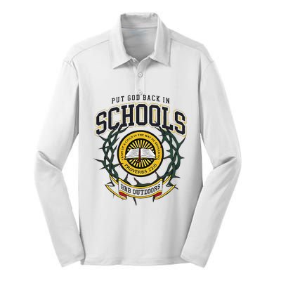 Nice Put God Back In Schools Bbb Outdoors Silk Touch Performance Long Sleeve Polo