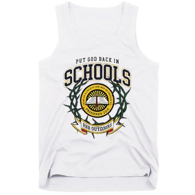 Nice Put God Back In Schools Bbb Outdoors Tank Top